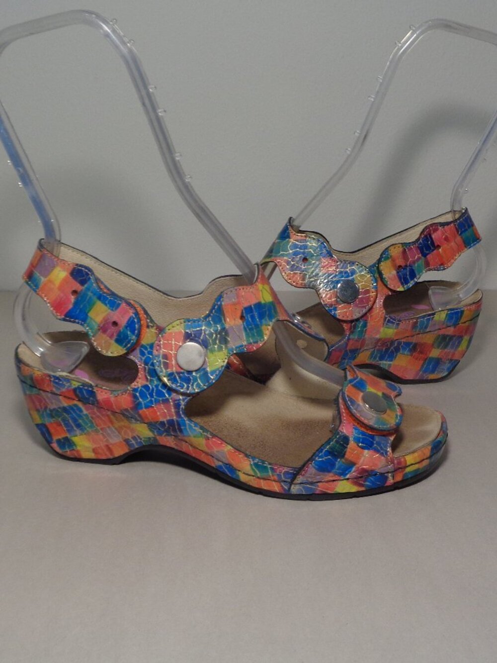Helle Comfort Size 6 to 6.5 Eur 37 / PETULA / Leather / Sandals Women's Shoes